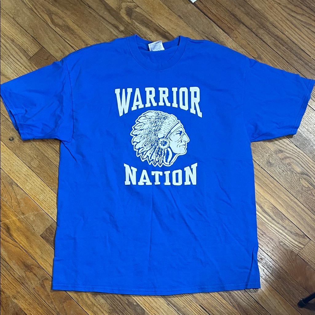 Rare Whitesboro Ny Royal Blue "Warrior Nation" Tee Xl